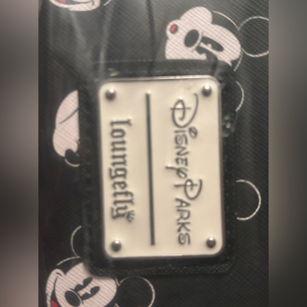 Mickey Mouse Loungefly Wallet NWT and Earrings - Picture 6 of 7